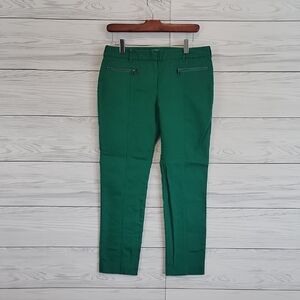 Kenneth Cole Cropped Pants Shamrock Green Womens Size 4